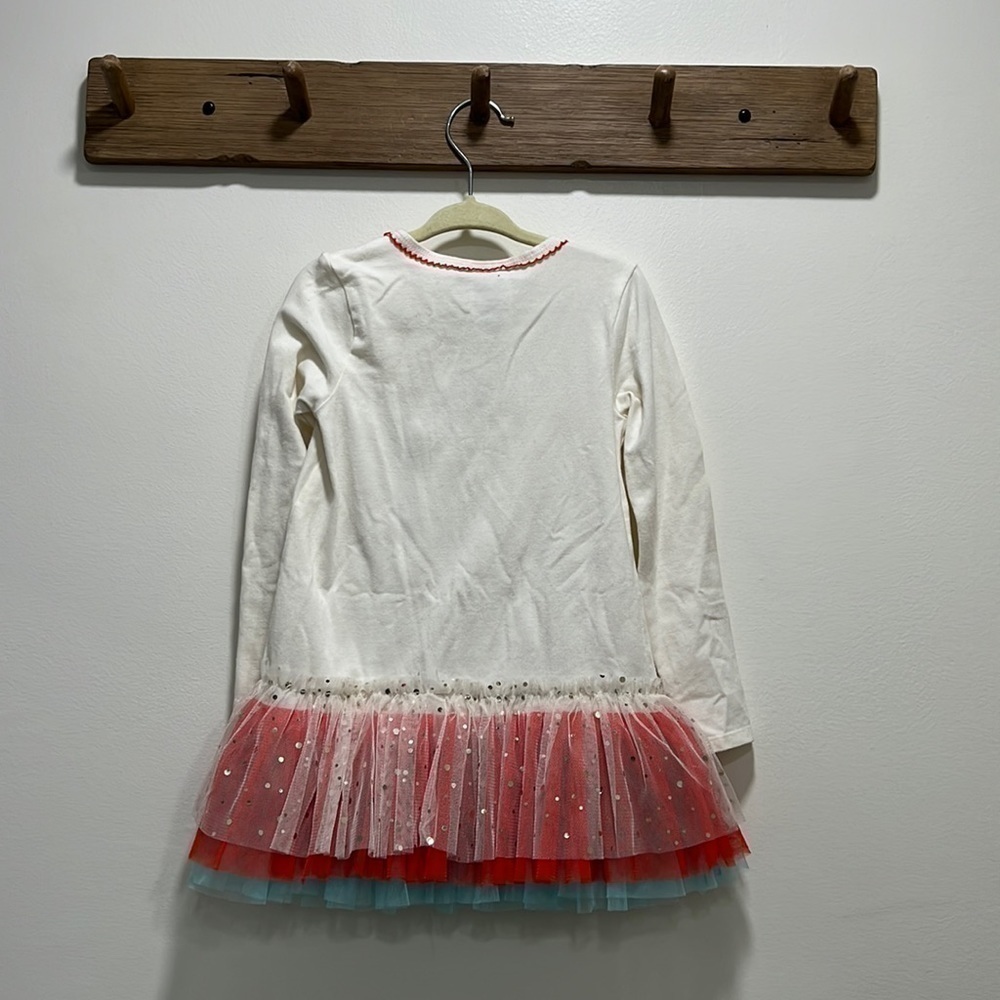 🎃bonnie Jean Thanksgiving LS Embellished Pumpkin Tee 4T - Picture 4 of 10